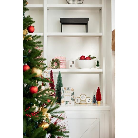 Dayspring-Geometric Countdown Calendar with 8 Interchangeable Messages - Silver - Picture 3 of 6